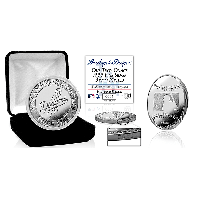 Buy 1 oz Los Angeles Dodgers Silver Round | Price in Canada | TD